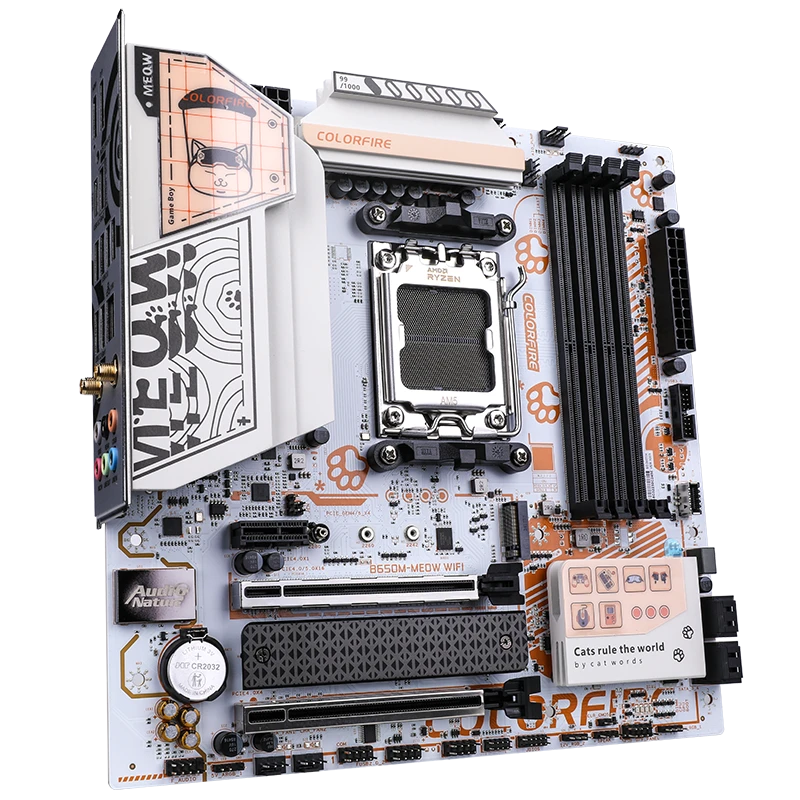 Motherboard B650M-MEOW WIFI ORANGE