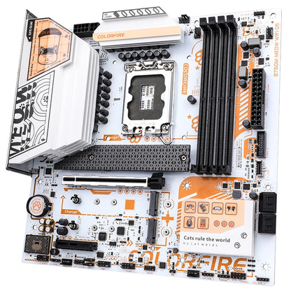 Motherboard B760M-MEOW WIFI D5 ORANGE
