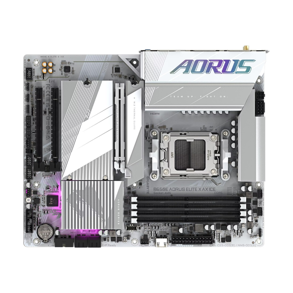 GIGABYTE B650E A ELITE X ICE AM5 4xDDR5 4xSATA 3xM.2