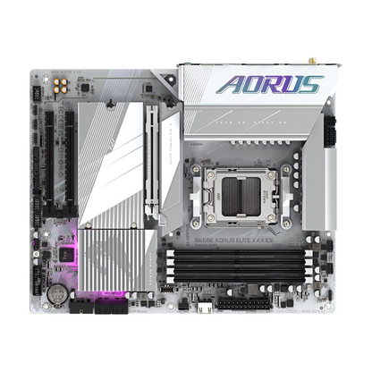 GIGABYTE B650E A ELITE X ICE AM5 4xDDR5 4xSATA 3xM.2