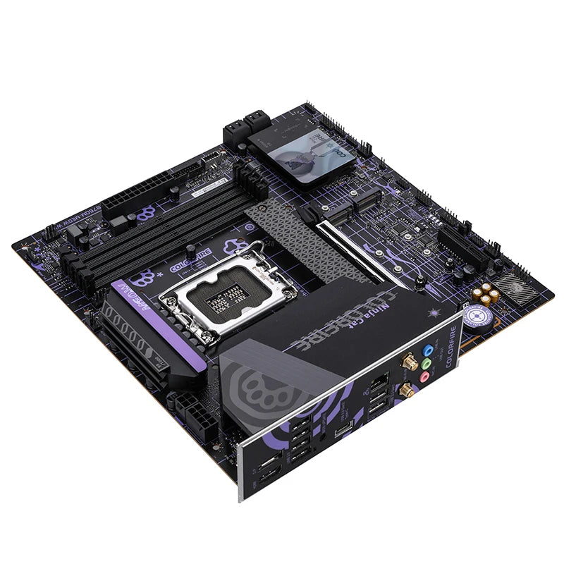 Motherboard B760M-MEOW WIFI D5 shadow purple
