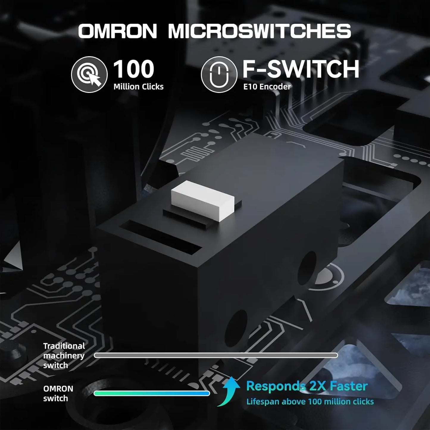 ATTACK SHARK R5 Ultra 39g Carbon Fiber 8000Hz Wireless Gaming Maus