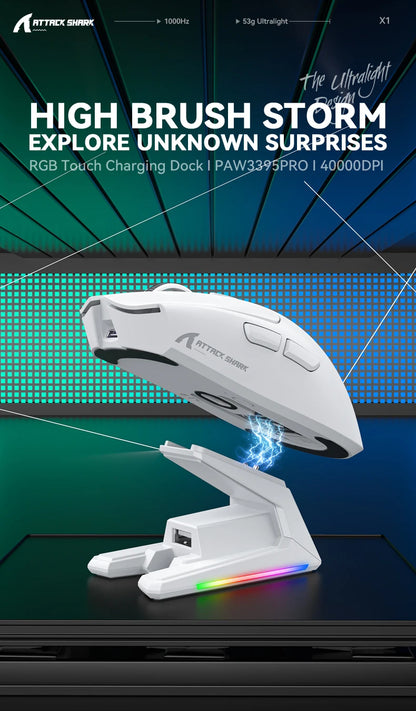 ATTACK SHARK X1 Wireless Gaming Maus