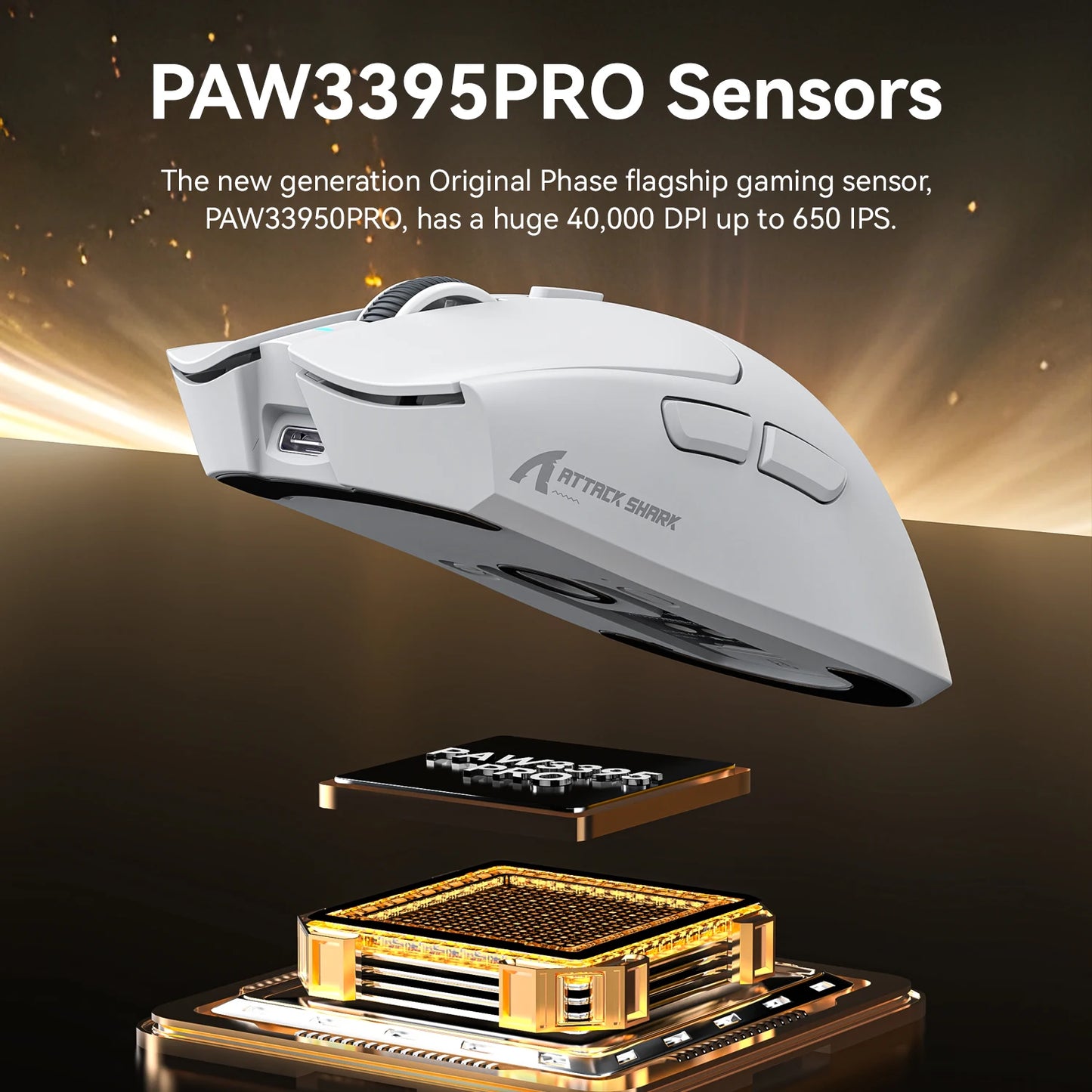 ATTACK SHARK X1 Wireless Gaming Maus