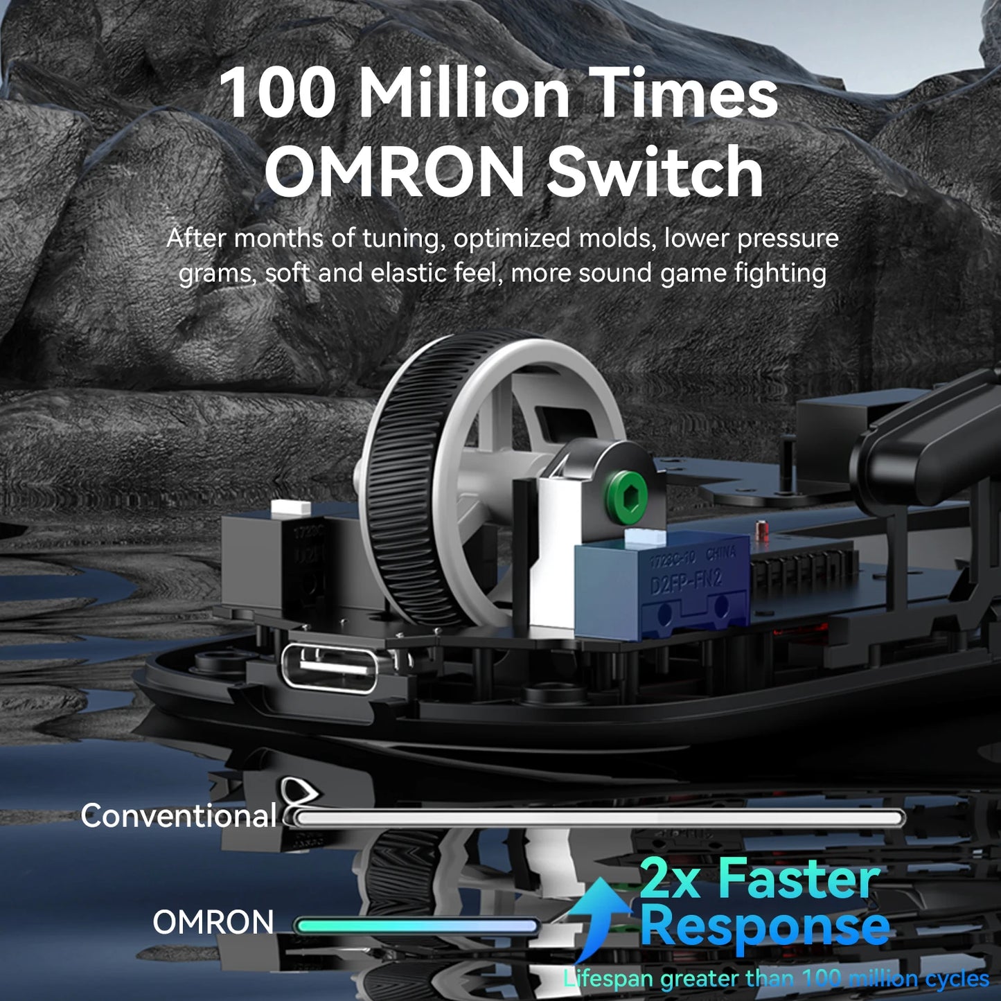 ATTACK SHARK X1 Wireless Gaming Maus