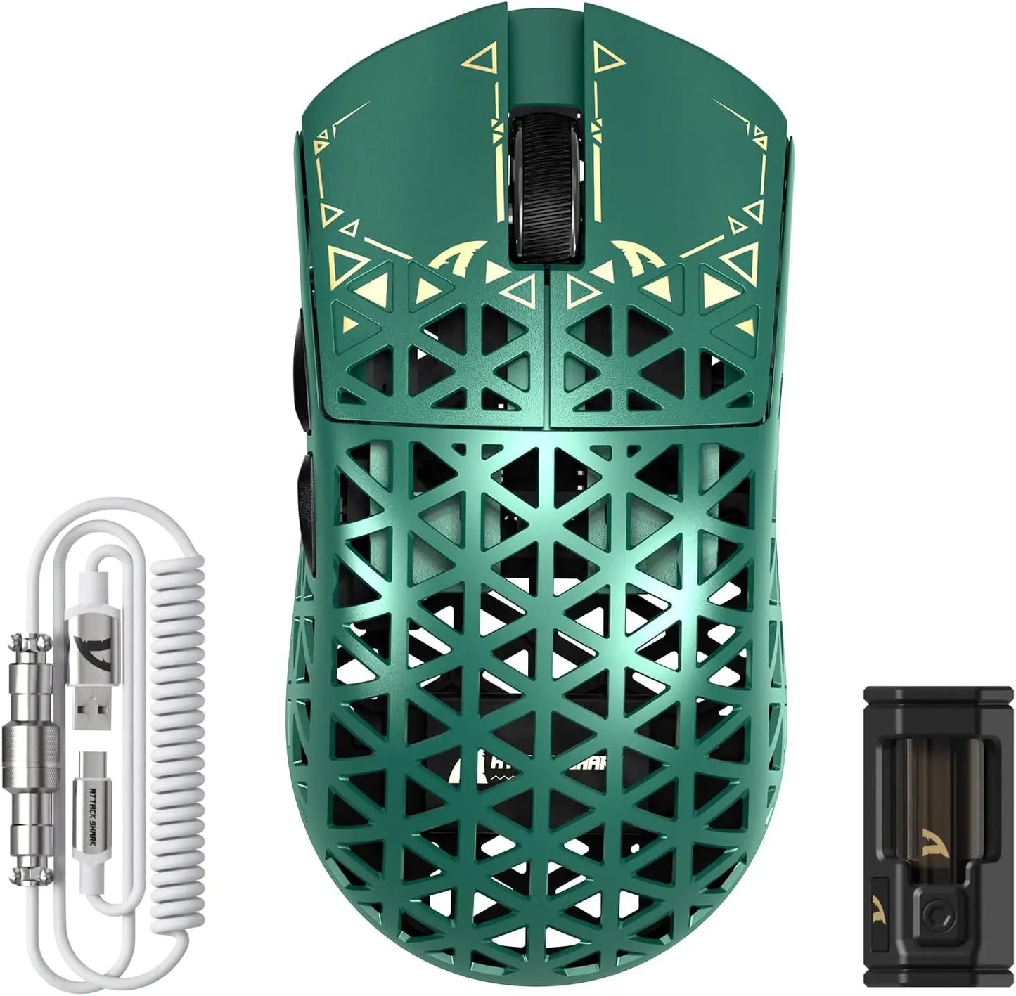 ATTACK SHARK R5 Ultra 39g Carbon Fiber 8000Hz Wireless Gaming Maus