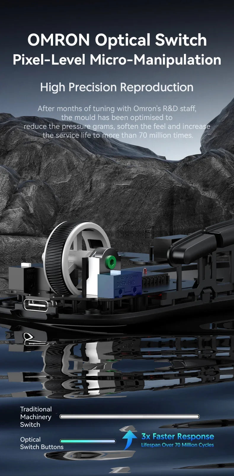 Attack Shark R6 8k Wireless Gaming Maus