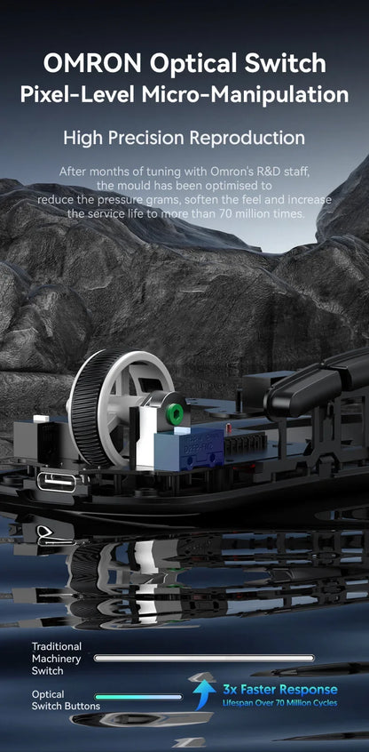 Attack Shark R6 8k Wireless Gaming Maus