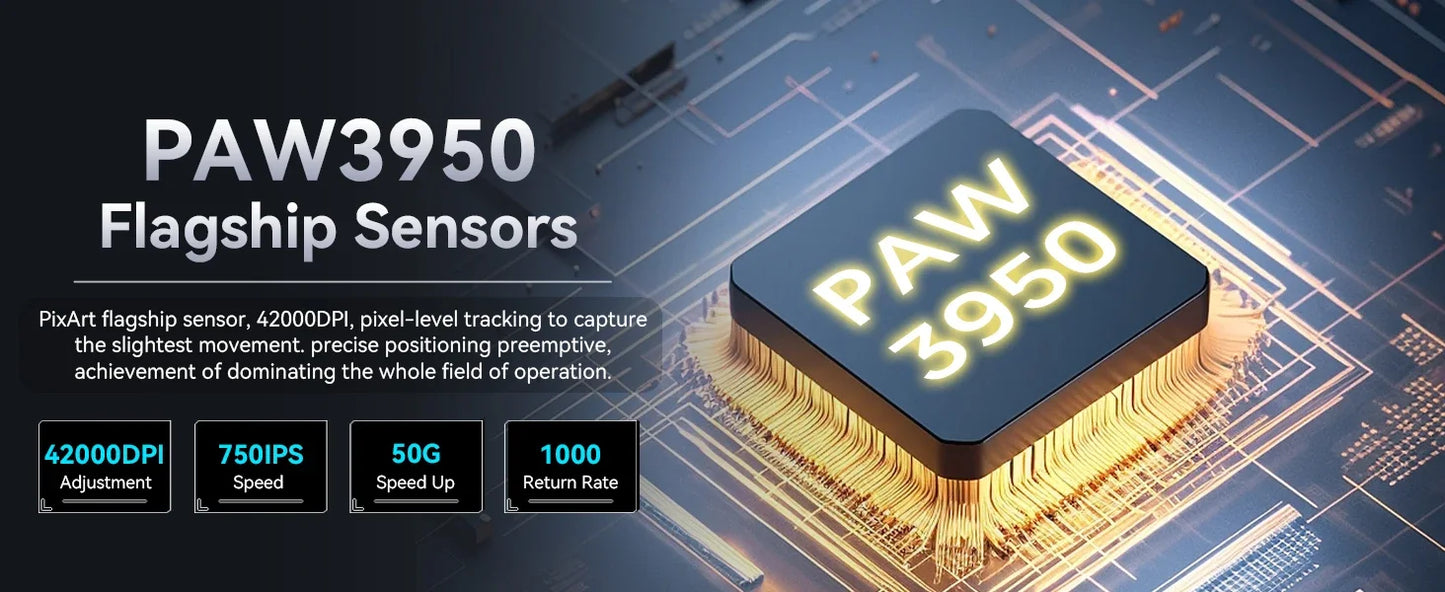 ATTACK SHARK X3 MAX Wireless Gaming Maus