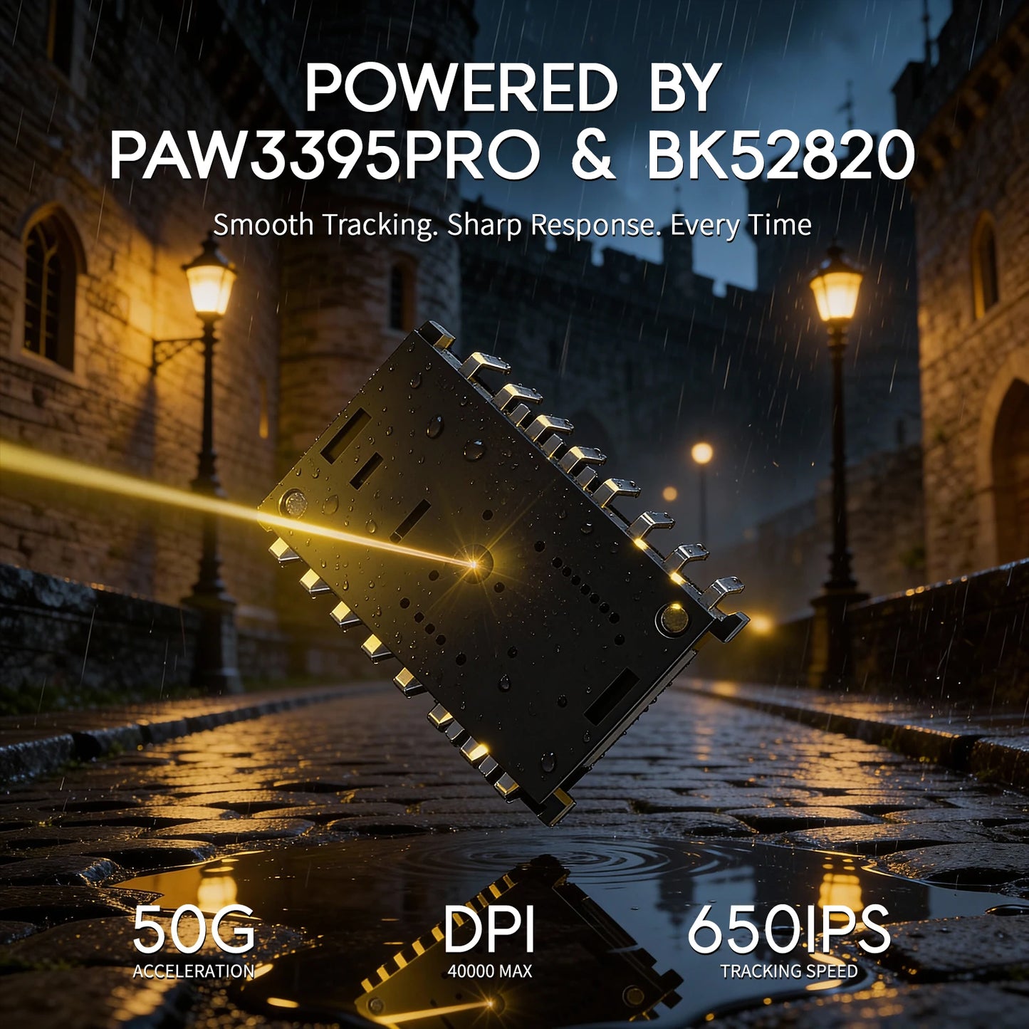 MAMBASNAKE M2 Ultra-Lightweight Wireless Gaming Maus