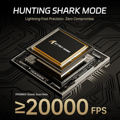 ATTACK SHARK R11 ULTRA 49g Carbon Fiber 8000Hz Wireless Gaming Maus