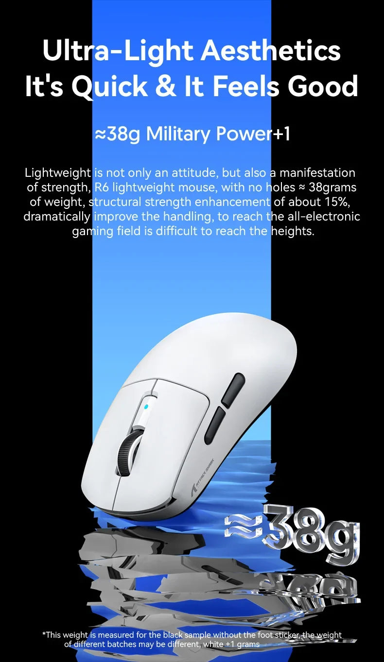 Attack Shark R6 8k Wireless Gaming Maus