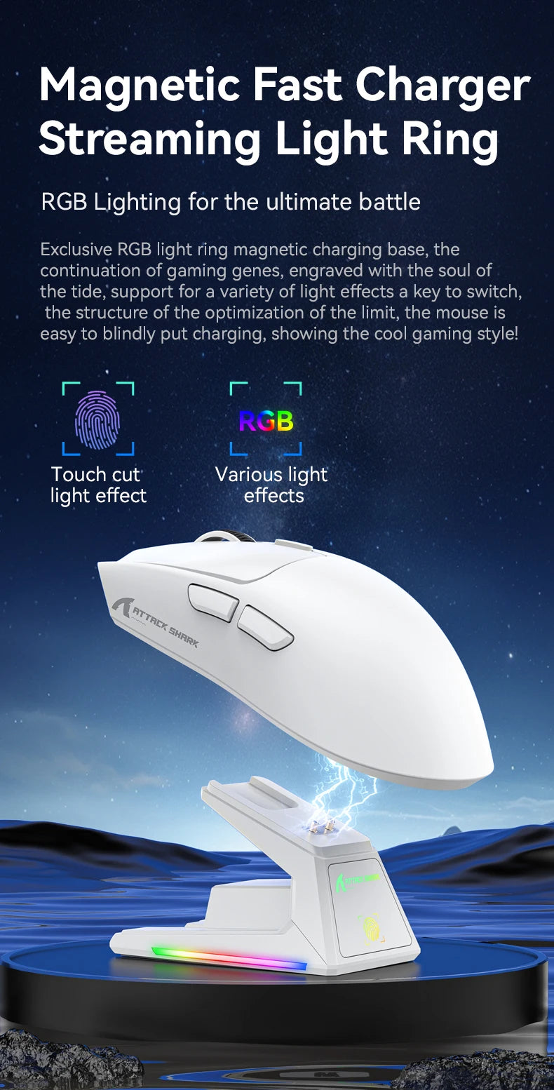 ATTACK SHARK X1 Wireless Gaming Maus