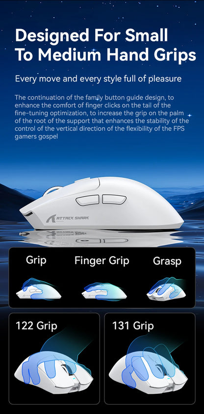 ATTACK SHARK X1 Wireless Gaming Maus