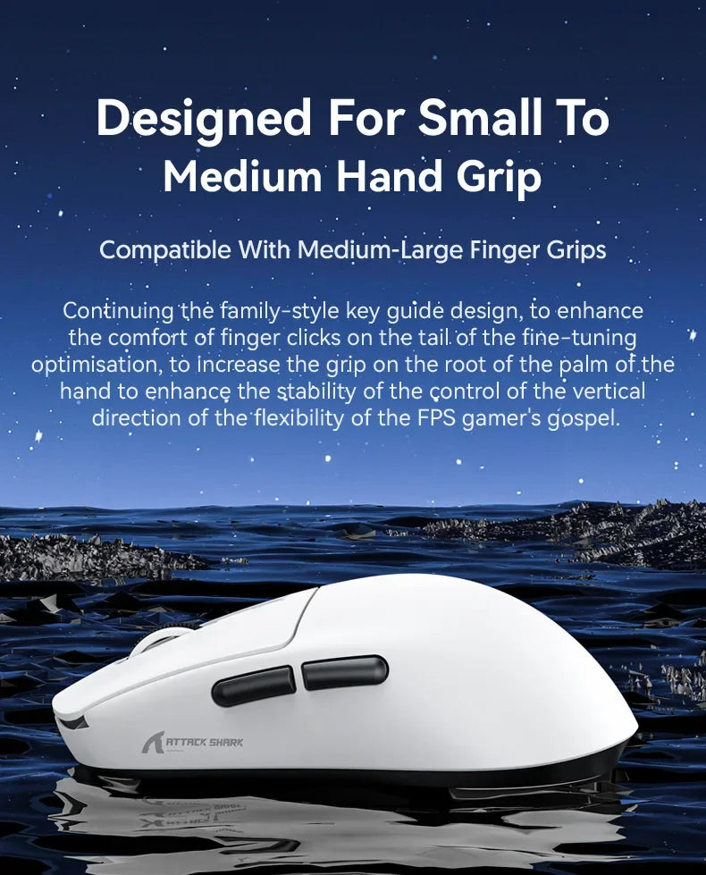 Attack Shark R6 8k Wireless Gaming Maus