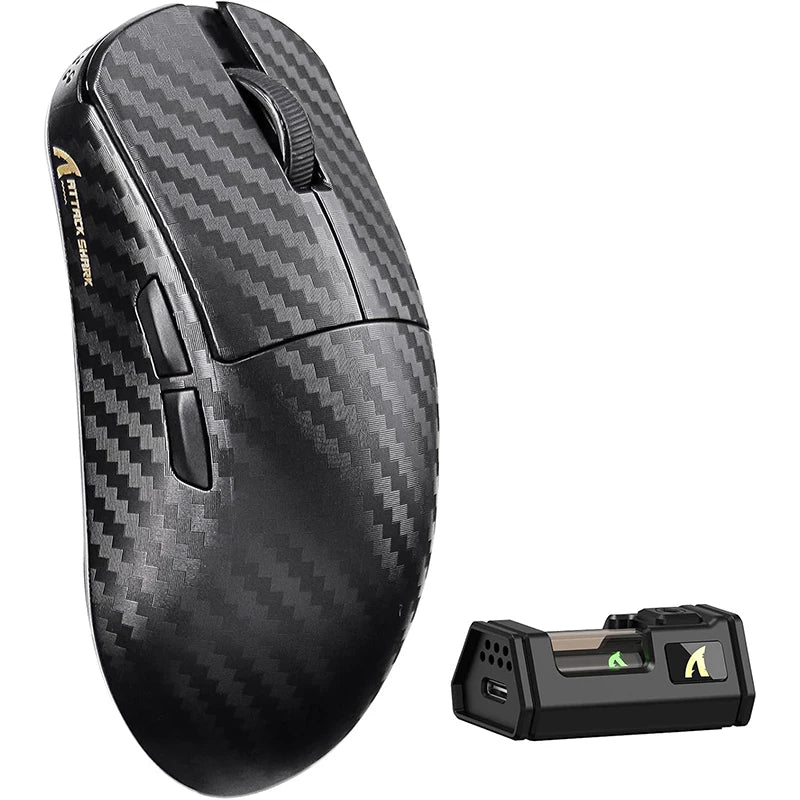 ATTACK SHARK R11 ULTRA 49g Carbon Fiber 8000Hz Wireless Gaming Maus