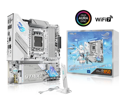 ASUS ROG STRIX motherboard B850-G GAMING WIFI S snow blowing